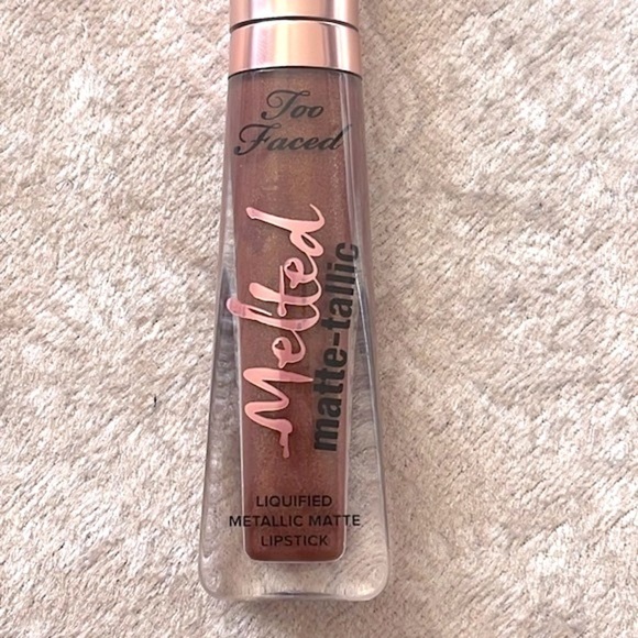 Brand New Too Faced Chocolate Soleil Matte Bronzer & Melted Matte Metallic Lip - Picture 6 of 11